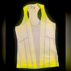 Lucky in Love/K Swiss Women’s Small Racerback Tennis Pickleball Tank Top Neon